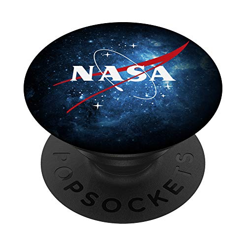 PopSockets NASA Galaxy Classic Logo PopSockets PopGrip: Ausziehbarer Sockel und Griff für Handys/Tablets mit Tauschbarem Top von Nasa