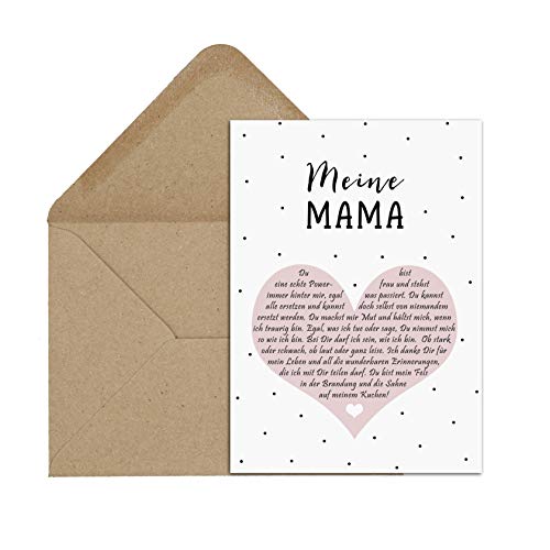 Nastami Postkarte DEFINITION inkl. Briefumschlag (Meine Mama) von Nastami