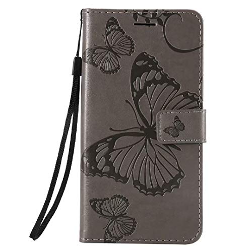 Handytasche für Samsung Galaxy A21s Handyhülle Hülle Case Schmetterling Lederhülle Tasche Flipcase Cover Silikon Schutzhülle Skin Ständer Klapphülle Schale Bumper für Samsung Galaxy A21s grau Handytasche für Samsung Galaxy A21s Handyhülle Hülle Case Schmetterling Lederhülle Tasche Flipcase Cover Silikon Schutzhülle Skin Ständer Klapphülle Schale Bumper für Samsung Galaxy A21s grau von Nasuza