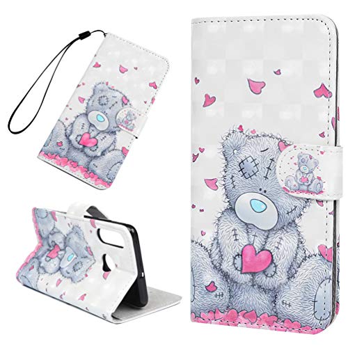 Huawei P30 Lite Hülle, für Huawei P30 Lite Flip Case, Magnetische Huawei P30 Lite Leder Tasche Handyhülle für Huawei P30 Lite Schutzhülle Brieftasche Kartenfach Etui Case Handyhülle von Nasuza