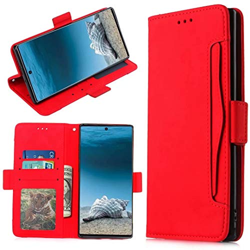 Lederhülle für Samsung Galaxy A12 M12 Flip Hülle Wallet Case Handyhülle PU Leder Book Handytasche für Samsung Galaxy A12 Handy Hüllen Silikon Schutzhülle Tasche Brieftasche Etui Kartensteckplätzen von Nasuza