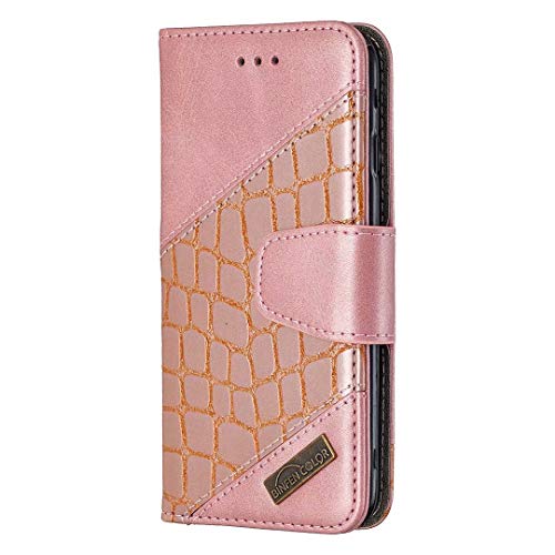 für Samsung Galaxy A22 5G Handyhülle Kompatible für Samsung Galaxy A22 5G Hülle Wallet Case Cover Leder Tasche Flipcase Schutzhülle Handytasche Ständer Klapphülle Bumper Etui Magnet Deckel Rosa von Nasuza