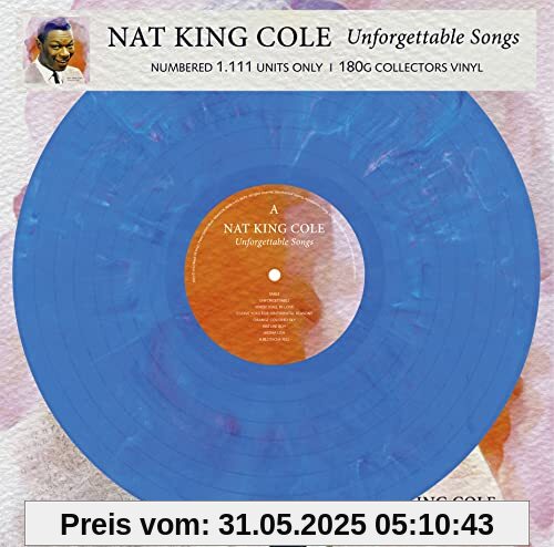 Nat King Cole - Unforgettable Songs - Limitiert und 1111 Stück nummeriert - 180gr. marbled [Limited Edition / marbled Vinyl / 180g Vinyl] [Vinyl LP] von Nat King Cole
