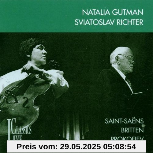 Sonaten von Saint-Saens, Britten, Prokofieff (Live Rottach-Egern 12.7.1992) von Natalia Gutman