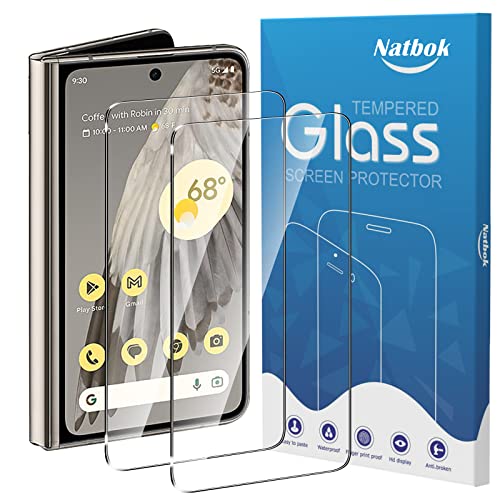 Natbok 2 Stuck 3D Panzerglas fur Google Pixel Fold, 0.33mm Ultra-klar Google Pixel Fold Schutzfolie, 9H Härte,Ultrabeständig,Anti-Kratzen, Anti-Bläschen, Anti-Fingerabdruck Displayschutzfolie Natbok 2 Stuck 3D Panzerglas fur Google Pixel Fold, 0.33mm Ultra-klar Google Pixel Fold Schutzfolie, 9H Härte,Ultrabeständig,Anti-Kratzen, Anti-Bläschen, Anti-Fingerabdruck Displayschutzfolie von Natbok