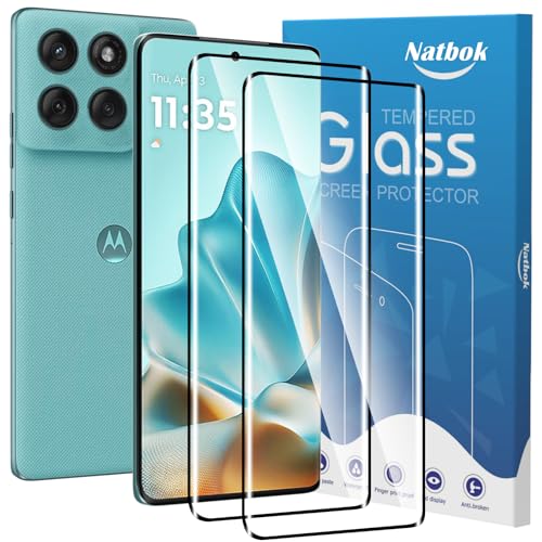 Natbok 2 Stück 3D Schutzfolie für Motorola Moto Edge 60 Fusion/Edge 60 Pro 5G Panzerglas,Ultra-klar Schutzfolie,9H Härte,Anti-Kratzen,Anti-Fingerabdruck Displayschutzfolie Natbok 2 Stück 3D Schutzfolie für Motorola Moto Edge 60 Fusion/Edge 60 Pro 5G Panzerglas,Ultra-klar Schutzfolie,9H Härte,Anti-Kratzen,Anti-Fingerabdruck Displayschutzfolie von Natbok