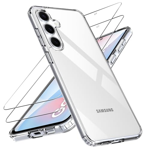 Natbok 3 IN 1 Klar Hulle fur Samsung Galaxy S24 FE mit 2 Stuck Panzer Glas, Karbon TPU SchutzHulle Samsung S24 FE, Dünn Transparent Kratzfest Stoßfest Galaxy S24 FE HandyHulle Case Natbok 3 IN 1 Klar Hulle fur Samsung Galaxy S24 FE mit 2 Stuck Panzer Glas, Karbon TPU SchutzHulle Samsung S24 FE, Dünn Transparent Kratzfest Stoßfest Galaxy S24 FE HandyHulle Case von Natbok