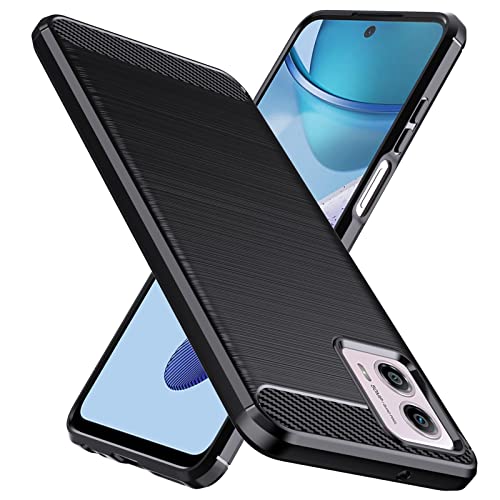 Natbok Kompatibel mit Moto G53 Hulle, Weiches TPU Stoßdämpfung HandyHulle fur Motorola G53, Kohlefaser Design Dünne SchutzHulle, Anti-Rutsch, Kratzfeste Moto G53 Hulle Case,Schwarz Natbok Kompatibel mit Moto G53 Hulle, Weiches TPU Stoßdämpfung HandyHulle fur Motorola G53, Kohlefaser Design Dünne SchutzHulle, Anti-Rutsch, Kratzfeste Moto G53 Hulle Case,Schwarz von Natbok