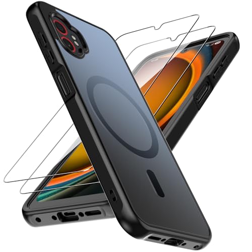 Natbok Magnetisch Hülle für Samsung Galaxy XCover 7 Pro Hülle, 2 Stück Panzer Schutz Glas für Samsung XCover 7 Pro Case, Dünn Stoßfest Matt PC Rückseite MagSafe Schutzhülle Handyhülle Natbok Magnetisch Hülle für Samsung Galaxy XCover 7 Pro Hülle, 2 Stück Panzer Schutz Glas für Samsung XCover 7 Pro Case, Dünn Stoßfest Matt PC Rückseite MagSafe Schutzhülle Handyhülle von Natbok
