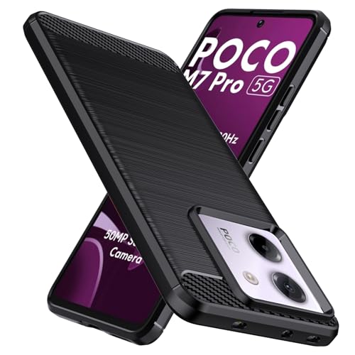 Natbok für Xiaomi Poco M7 Pro 5G Hülle (Nicht für 4G), Weiches TPU Stoßdämpfung Handyhülle für Poco M7 Pro 5G Case,Anti-Rutsch, Kratzfeste Poco M7 Pro 5G Hülle,Schwarz Natbok für Xiaomi Poco M7 Pro 5G Hülle (Nicht für 4G), Weiches TPU Stoßdämpfung Handyhülle für Poco M7 Pro 5G Case,Anti-Rutsch, Kratzfeste Poco M7 Pro 5G Hülle,Schwarz von Natbok