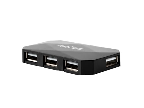 Natec USB HUB 4-Port Locust USB 2.0, Black (NHU-0647) von Natec Genesis