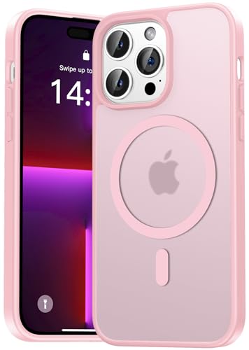 Natiiozie Magnetisch Hülle Kompatibel mit iPhone 13 Pro Max, Matt Handyhülle Kompatibel mit MagSafe, Stoßfest Kratzfest Schutzhülle Nie Vergilbung Rückseite Dünn 6.7 Zoll Case Rosa Natiiozie Magnetisch Hülle Kompatibel mit iPhone 13 Pro Max, Matt Handyhülle Kompatibel mit MagSafe, Stoßfest Kratzfest Schutzhülle Nie Vergilbung Rückseite Dünn 6.7 Zoll Case Rosa von Natiiozie