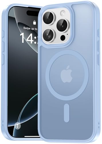 Natiiozie Magnetisch Hülle Kompatibel mit iPhone 16 Pro Max, Matt Handyhülle Kompatibel mit MagSafe, Stoßfest Kratzfest Schutzhülle Nie Vergilbung Rückseite Dünn 6.9 Zoll Case Blau Natiiozie Magnetisch Hülle Kompatibel mit iPhone 16 Pro Max, Matt Handyhülle Kompatibel mit MagSafe, Stoßfest Kratzfest Schutzhülle Nie Vergilbung Rückseite Dünn 6.9 Zoll Case Blau von Natiiozie
