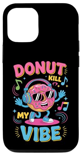 Lustiger Donut Dancing Sprinkle Kopfhörer Vibes Donut Hülle für iPhone 12/12 Pro Lustiger Donut Dancing Sprinkle Kopfhörer Vibes Donut Hülle für iPhone 12/12 Pro von National Donut Day Graphic