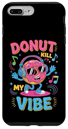 Lustiger Donut Dancing Sprinkle Kopfhörer Vibes Donut Hülle für iPhone 7 Plus/8 Plus Lustiger Donut Dancing Sprinkle Kopfhörer Vibes Donut Hülle für iPhone 7 Plus/8 Plus von National Donut Day Graphic