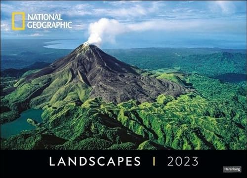 Landscapes Edition National Geographic Kalender 2023. Großer Fotokalender mit Landschaftsaufnahmen der besten Naturfotografen. Hochwertiger Posterkalender von National Geographic