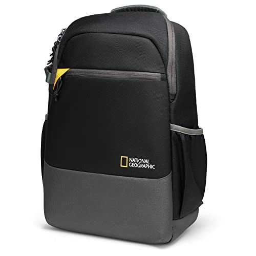 National Geographic Kamerarucksack für DSLR oder Spiegellose Kameras mit Objektiv, Laptop-Fach, Ultraleicht, Verstellbares Trennwandsystem, Stativbefestigung, NG E1 5168, Schwarz [Amazon Exklusiv] von National Geographic