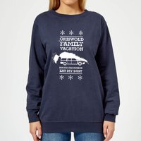 National Lampoon Griswold Vacation Ugly Knit Damen Weihnachtspullover – Navy - L von National Lampoons