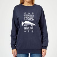 National Lampoon Griswold Vacation Ugly Knit Damen Weihnachtspullover – Navy - XL von National Lampoons