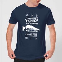 National Lampoon Griswold Vacation Ugly Knit Herren Christmas T-Shirt - Navy Blau - M von National Lampoons