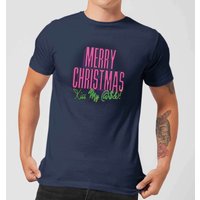 National Lampoon Merry Christmas (Kiss My @$$) Herren Christmas T-Shirt - Navy Blau - L von National Lampoons