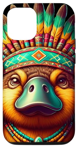 Hülle für iPhone 13 Indianer Schnabeltier Indianer Federn Hülle für iPhone 13 Indianer Schnabeltier Indianer Federn von Native American Indian Wear Store