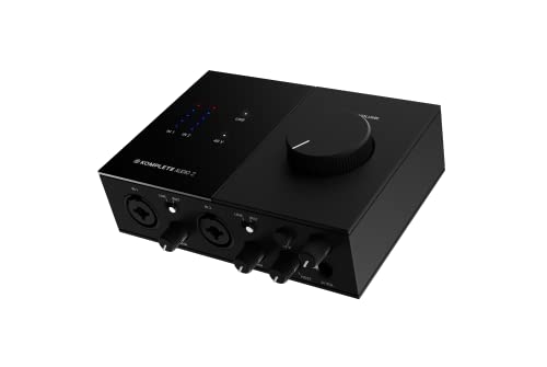 Native Instruments Audio 2 2x2 192kHz / 24 bit USB Audio Interface mit umfangreichem Softwarepaket schwarz von Native Instruments