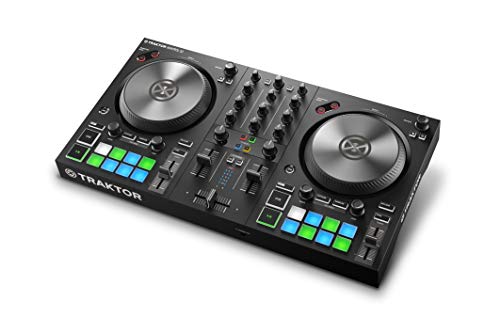 Native Instruments Traktor Kontrol S2 MK3 2-Kanal DJ Controller, 16 Pads, integrierte Soundkarte, Traktor Pro 3, schwarz von Native Instruments