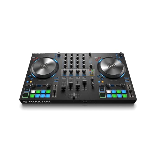 Native Instruments Traktor Kontrol S3 4-Kanal DJ Controller, 16 Pads, integrierte Soundkarte, Traktor Pro 3 von Native Instruments