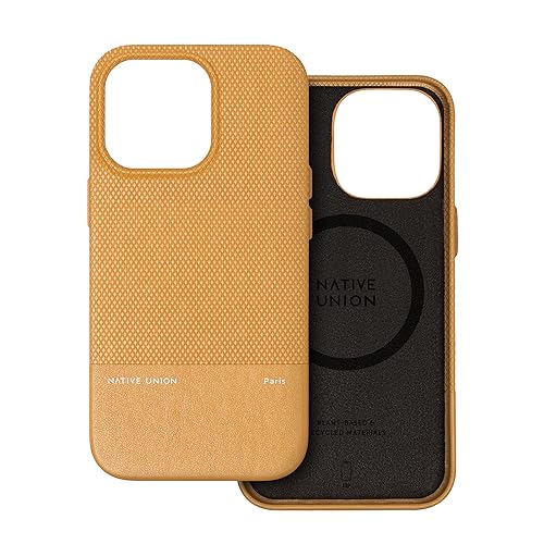 Native Union (Re Classic Case – MagSafe-kompatibel mit integrierten Magneten – Aus recycelten und pflanzlichen Materialien – Ultrarobust mit 1,8 m Fallschutz für iPhone 13 Pro (Kraft) von Native Union