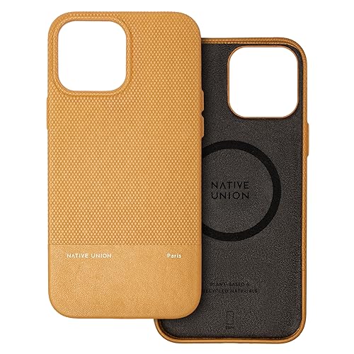 Native Union (Re Classic Case – MagSafe-kompatibel mit integrierten Magneten – Aus recycelten und pflanzlichen Materialien – Ultrarobust mit 1,8 m Fallschutz für iPhone 13 Pro Max (Kraft) von Native Union
