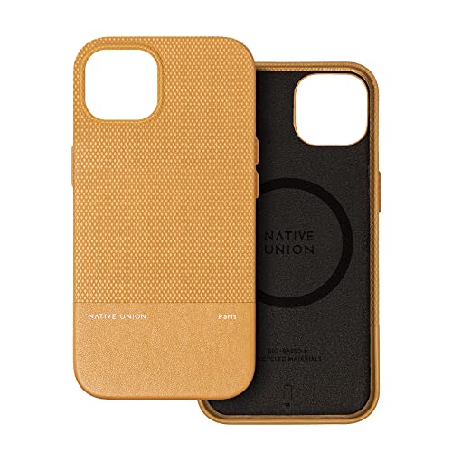 Native Union (Re Classic Case – MagSafe-kompatibel mit integrierten Magneten – Aus recycelten und pflanzlichen Materialien – Ultrarobust mit 1,8 m Fallschutz für iPhone 14 Pro (Kraft) von Native Union