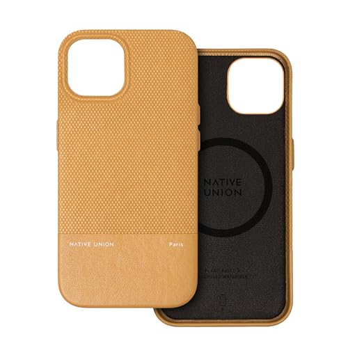 Native Union (Re Classic Case – MagSafe-kompatibel mit integrierten Magneten – Aus recycelten und pflanzlichen Materialien – Ultrarobust mit 1,8 m Fallschutz für iPhone 15 (Kraft) von Native Union