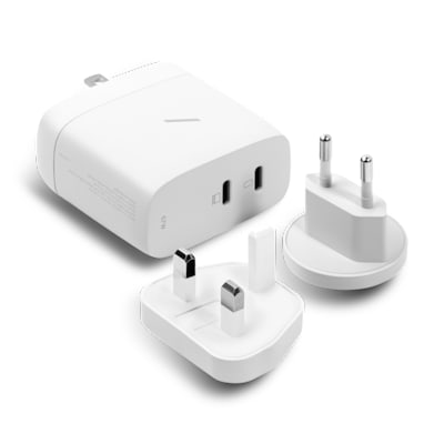 Native Union 67W Dual USB-C Fast GaN PD Wall Charger Weiß von Native Union