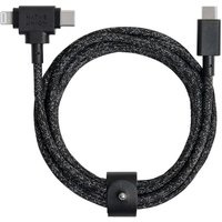 Native Union Belt Universal Cable - USB-C auf USB-C & Lightning 1.8m - Schwarz Native Union Belt Universal Cable - USB-C auf USB-C & Lightning 1.8m - Schwarz von Native Union