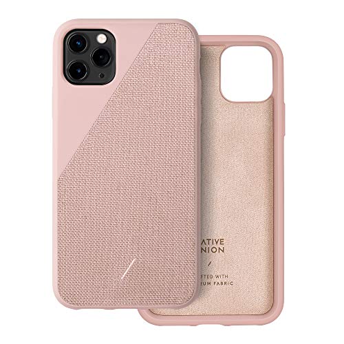 Native Union CLIC Segeltuchhülle für iPhone 11 Pro Max - Cover aus Hochwertigem Gewebe - Kompatibel mit iPhone 11 Pro Max (Rose) von Native Union
