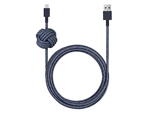 Native Union Night Cable, Ladekabel USB auf Lighning, 3 m, blau von Native Union