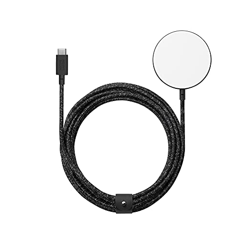 Native Union Snap Magnetisches Kabelloses Ladegerät–MagSafe-Kompatibel für iPhone 14 & iPhone 13 – Integriertes 10 ft/3m USB-C-Kabel–15 W Schnelles Laden für Qi-Kompatible Geräte(Cosmos) von Native Union