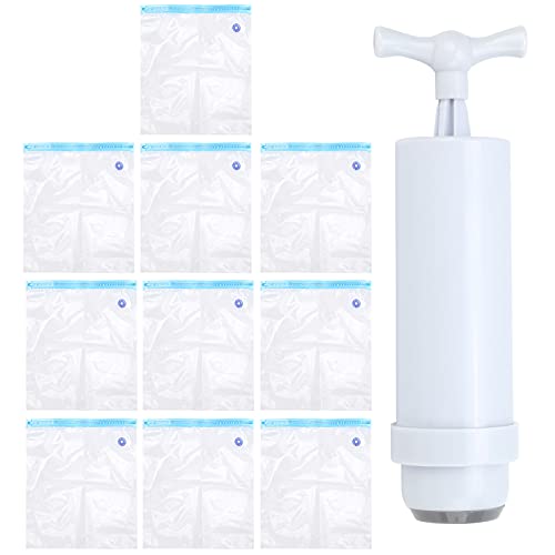 10 Stück Sicherheits filament beutel Luftpumpen auszug Filament trockner Transparent Vakuum aufbewahrung beutel versiegelter Schutz beutel mit Saugpumpe für PLa 3D-Drucker Zubehör von Natudeco