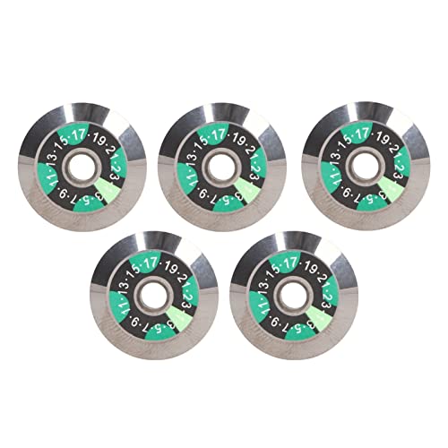 5 PCs Optical Fiber Cleaver Blade, 20 Mm Durchmesser 4 Mm ID Ultrafine Wolfram Steel Fiber Cleaver Blade Ersatzklinge Für Optische Kabel Mit Hoher Härte 5 PCs Optical Fiber Cleaver Blade, 20 Mm Durchmesser 4 Mm ID Ultrafine Wolfram Steel Fiber Cleaver Blade Ersatzklinge Für Optische Kabel Mit Hoher Härte von Natudeco