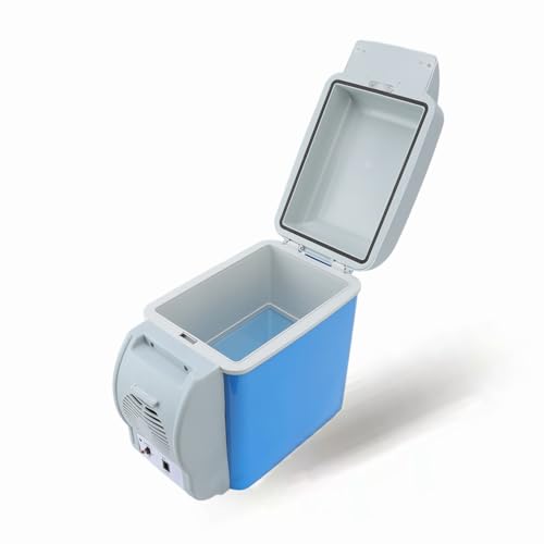 Natudeco 8L tragbarer Autokühlschrank, elektrischer Kühler, geräuscharmer Kühlschrank, 12-V-Gleichstromversorgung doppelter Verwendungszweck für Miniautos, Büros, Camping, Kosmetikgetränke von Natudeco