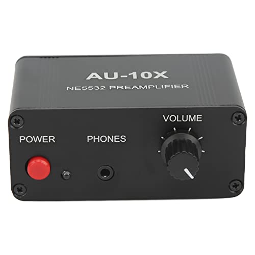 Audio-Vorverstärker Stereo-Vorverstärker 20dB Gain Dual Op Amp NE5532 Home Audio Receiver Verstärker für Lautsprecher Kopfhörer von Natudeco
