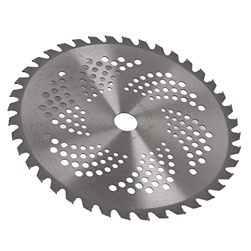Freischneider Sägeblatt Rasenmäher Rasentrimmer 40T Freischneider Messer Gartenwerkzeug Trennscheibe 255 X 25,4 Mm Für Müheloses Trimmen Und Jäten von Natudeco