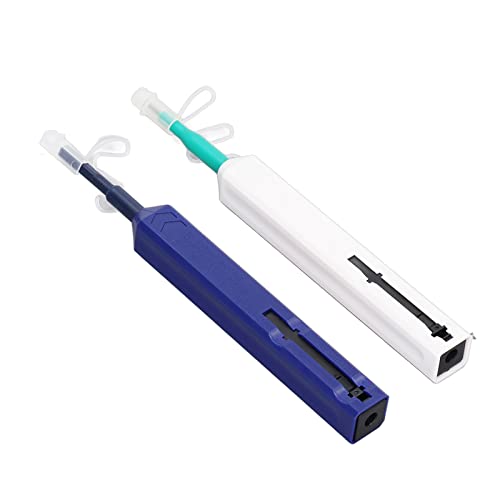 Natudeco LWL-Reiniger One Press LWL-Reinigungsstift Antistatisches Reinigungswerkzeug 1,25 mm für LC MU 2,5 mm für SC FC ST E2000 Glasfaser Verbindungs Reinigung Glasfaser Reiniger von Natudeco