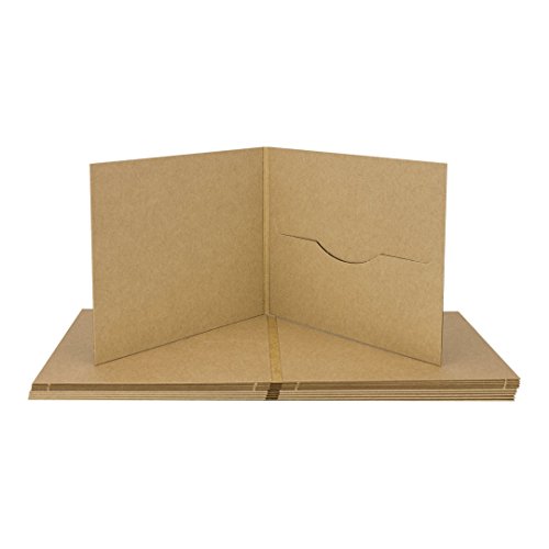 CD Digifile, Hülle m. 1 Schlitz, Kraftpapier 283 g/m², braun - 10er Pack CD Digifile, Hülle m. 1 Schlitz, Kraftpapier 283 g/m², braun - 10er Pack von Natürlich verpacken