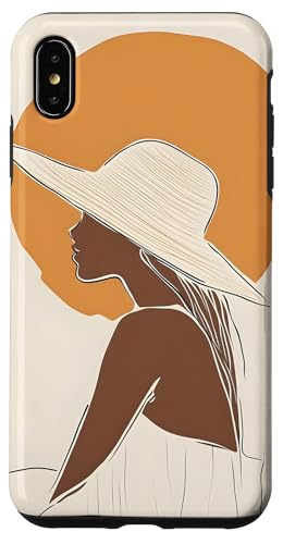 Damen Sonnenhut Silhouette Sommer Schönheit Hülle für iPhone XS Max Damen Sonnenhut Silhouette Sommer Schönheit Hülle für iPhone XS Max von Nature Designs by Dennex