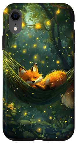 Fox Forest Sleep Magische Lichter Hülle für iPhone XR Fox Forest Sleep Magische Lichter Hülle für iPhone XR von Nature Designs by Dennex