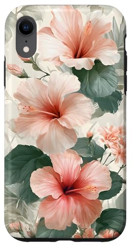 Hibiskus Tropical Floral Summer Hülle für iPhone XR von Nature Designs by Dennex