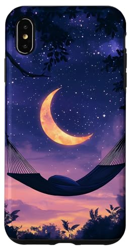 Moon Stars Night Sky Hängematte Entspannung Hülle für iPhone XS Max Moon Stars Night Sky Hängematte Entspannung Hülle für iPhone XS Max von Nature Designs by Dennex