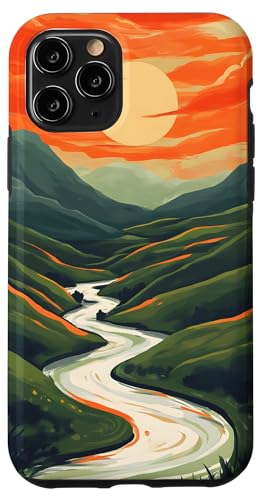 Sonnenuntergang Flusslandschaft Landschaft Landschaft Natur Hülle für iPhone 11 Pro Sonnenuntergang Flusslandschaft Landschaft Landschaft Natur Hülle für iPhone 11 Pro von Nature Designs by Dennex